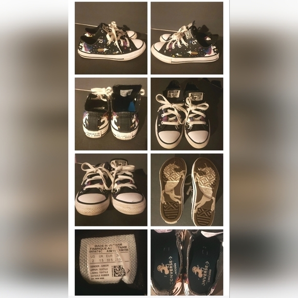 Converse Unisex-Child Chuck Taylor All Star Unicons Sneaker Size 2 - Picture 1 of 1